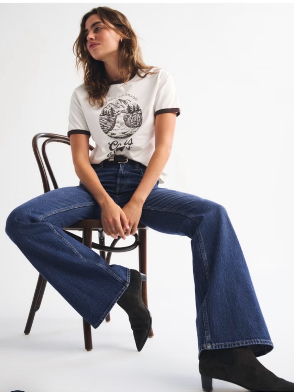 Abercrombie The Flare Ultra High-Rise Jeans